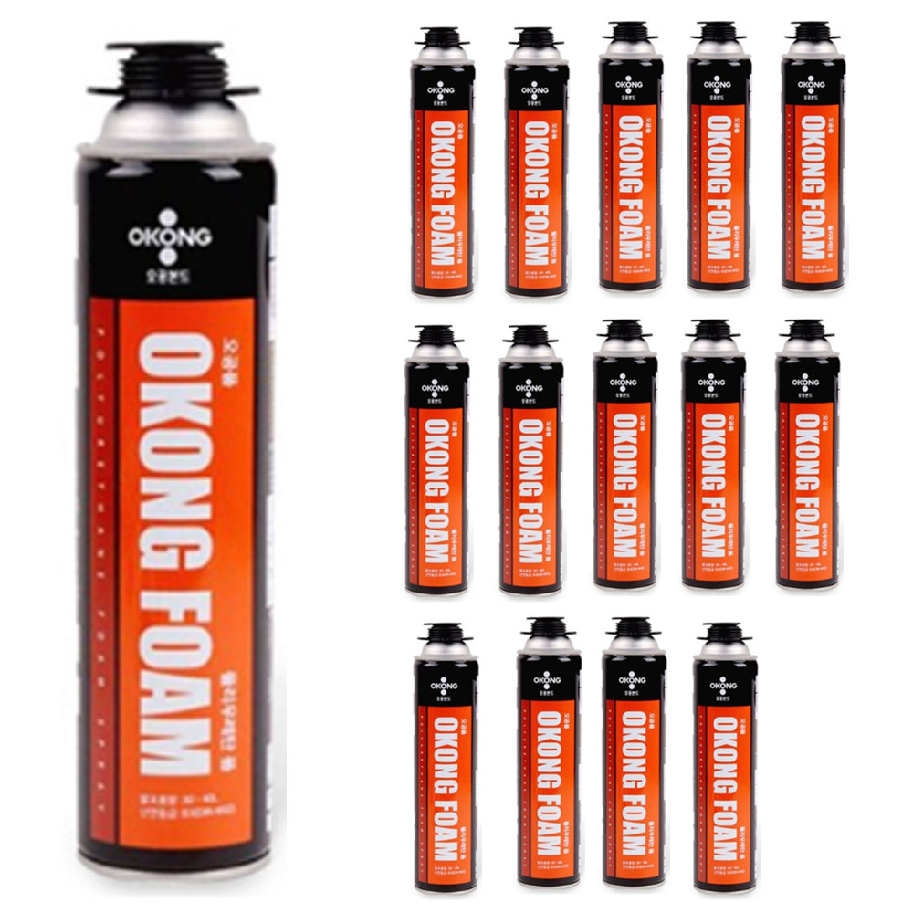 오공 국내산 충진보수 폴리우레탄폼 우레탄폼 건용, 15개 65,920원