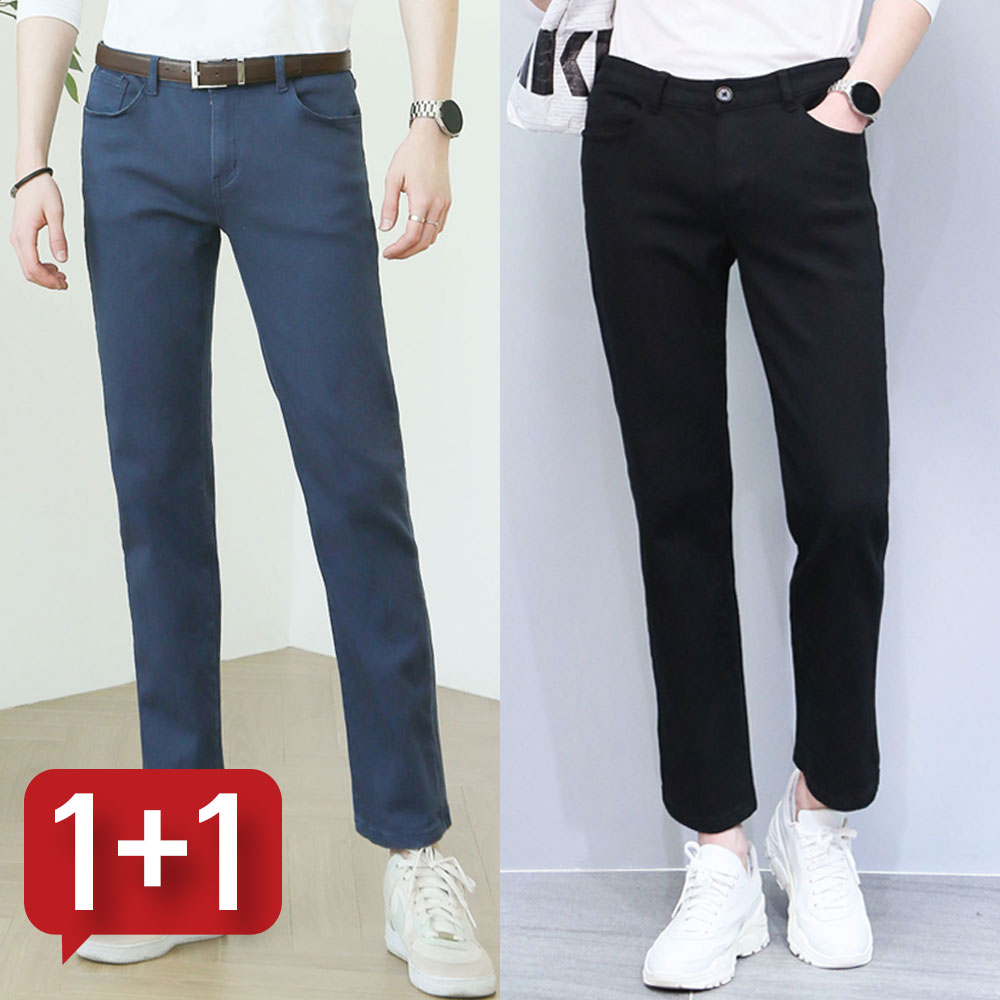 블루포스 모레딘 면바지 1+1세트 [2장 묶음] 스판 팬츠 [국내생산] 61,400원