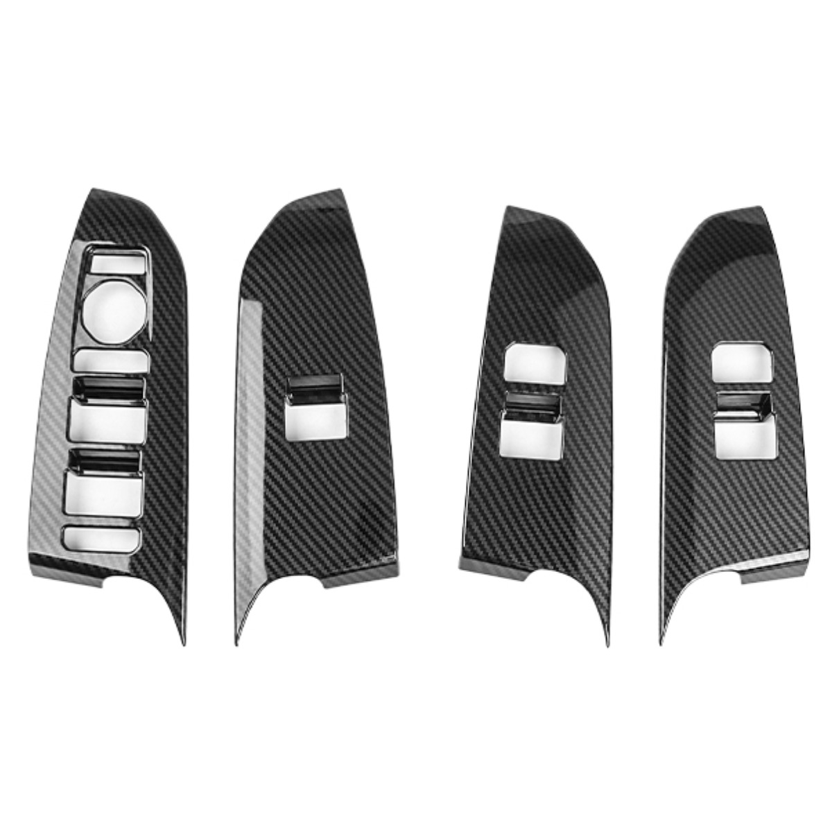 유투카 호환 EV5 튜닝 윈도우 스위치 커버 차량 실내 포인트 몰딩, 유광카본_윈도우스위치 커버, 기타 39,500원