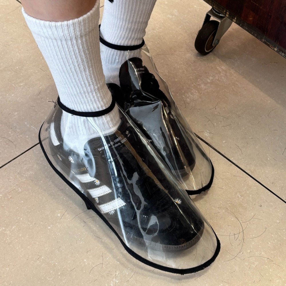 젠도바 미용 신발커버 미용슈즈커버 덮개, 1개, 화이트 S 6,700원