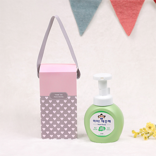 아이깨끗해 핸드워시 & 핸드크림(하트케이스+스티커포함) 답례품 10개세트 선물 돌 돌잔치 웨딩 결혼식 고희연 칠순 팔순 환갑 조문 조의, 10개, 핸드워시 1종세트 49,900원