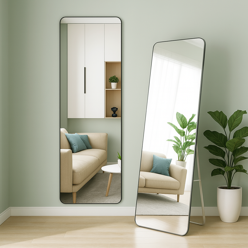 로렘 스탠드 벽걸이 전신거울 + 유리전용타월 19,800원