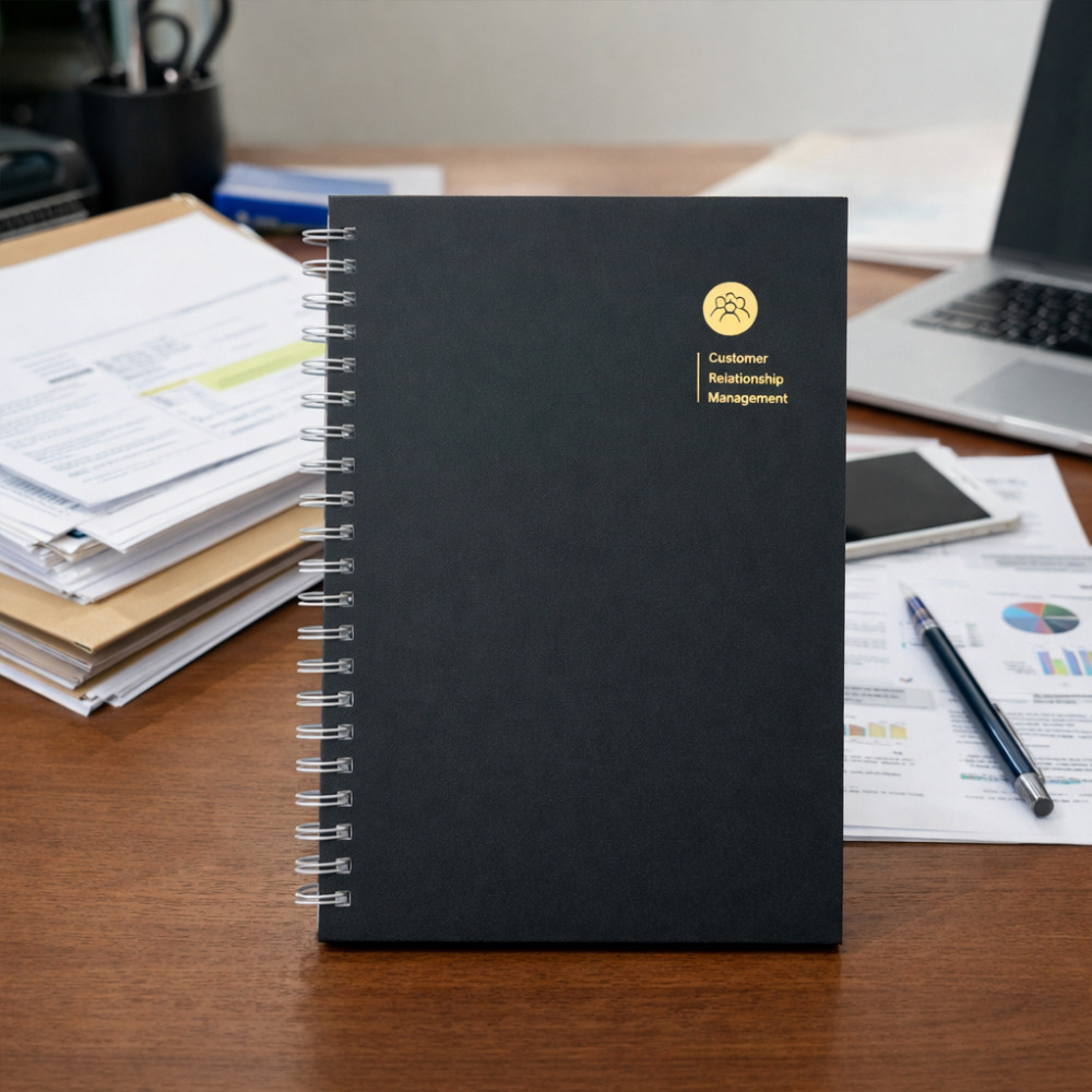고객관리노트 A5 스프링형 영업용 상담기록 비즈니스노트 모조지80g 대량인쇄가능 19,000원