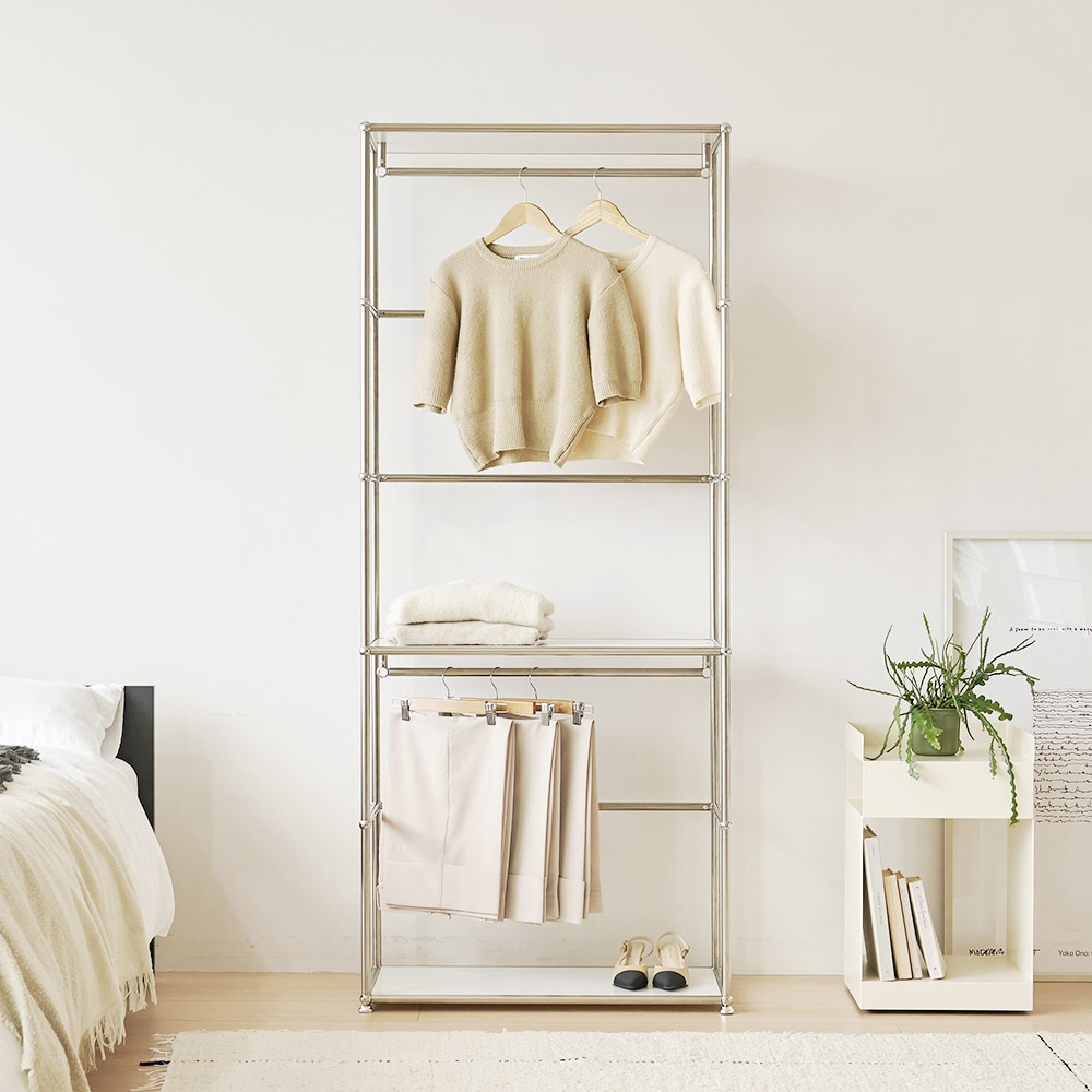 포스트모던 발렌 미드센츄리 드레스룸 시스템D 모듈 행거 옷장 770 399,000원