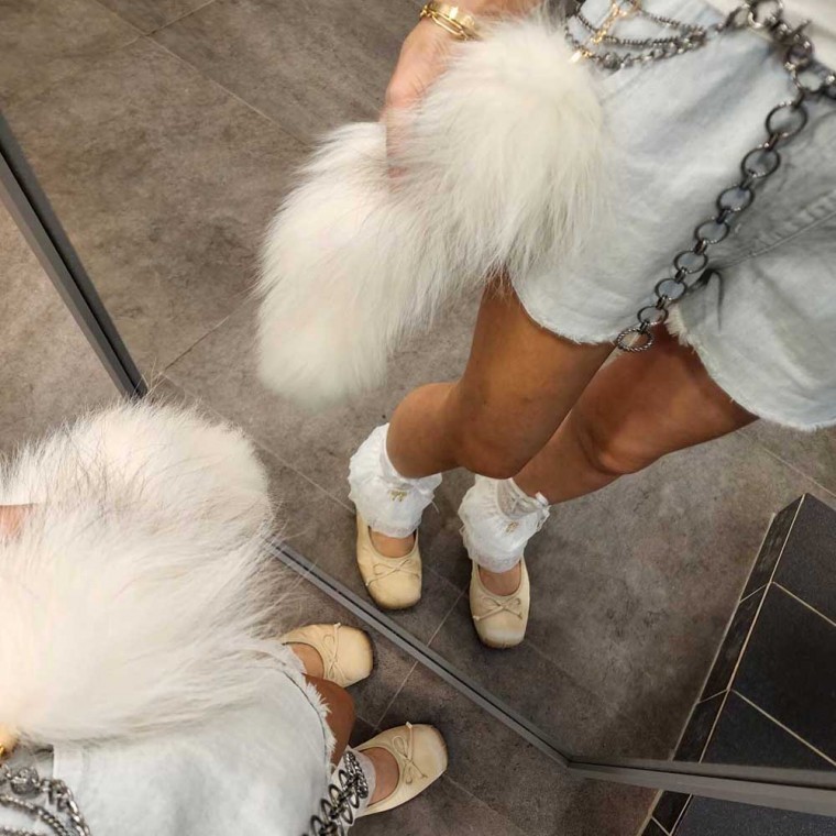 리얼 폭스퍼 여우꼬리 키링 가방고리 백참 28,390원