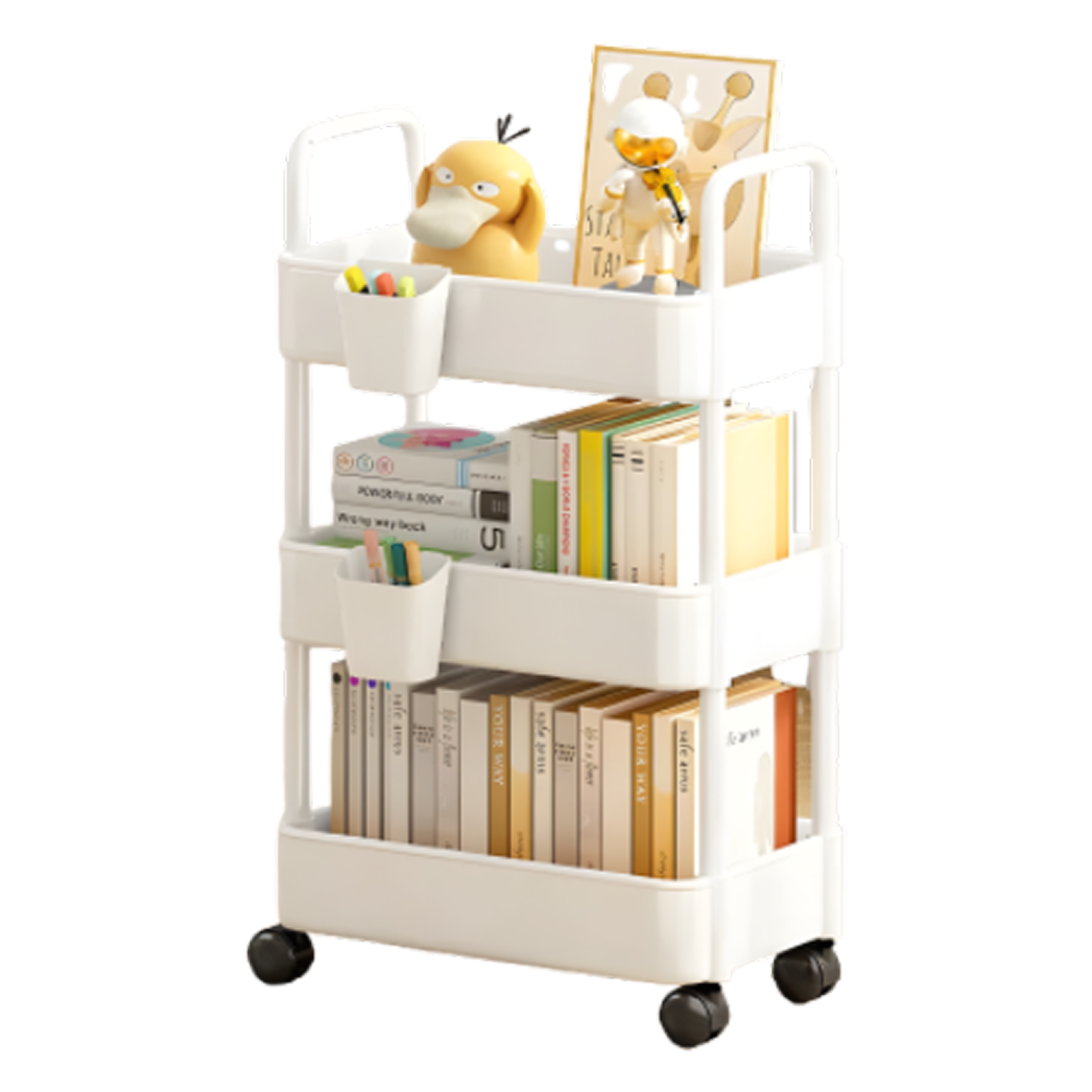 리브온 틈새 수납 정리대 트롤리 + 바퀴 + 걸이+ 스티커 + 걸이상자 2p 36 x 24 x 69 cm 10,000원