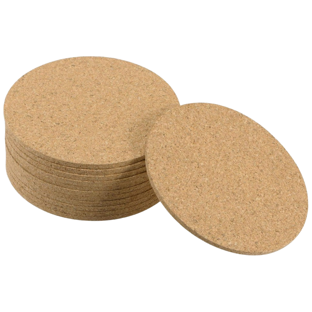 원형 코르크 컵받침 코르크 코스터 12P 4,900원