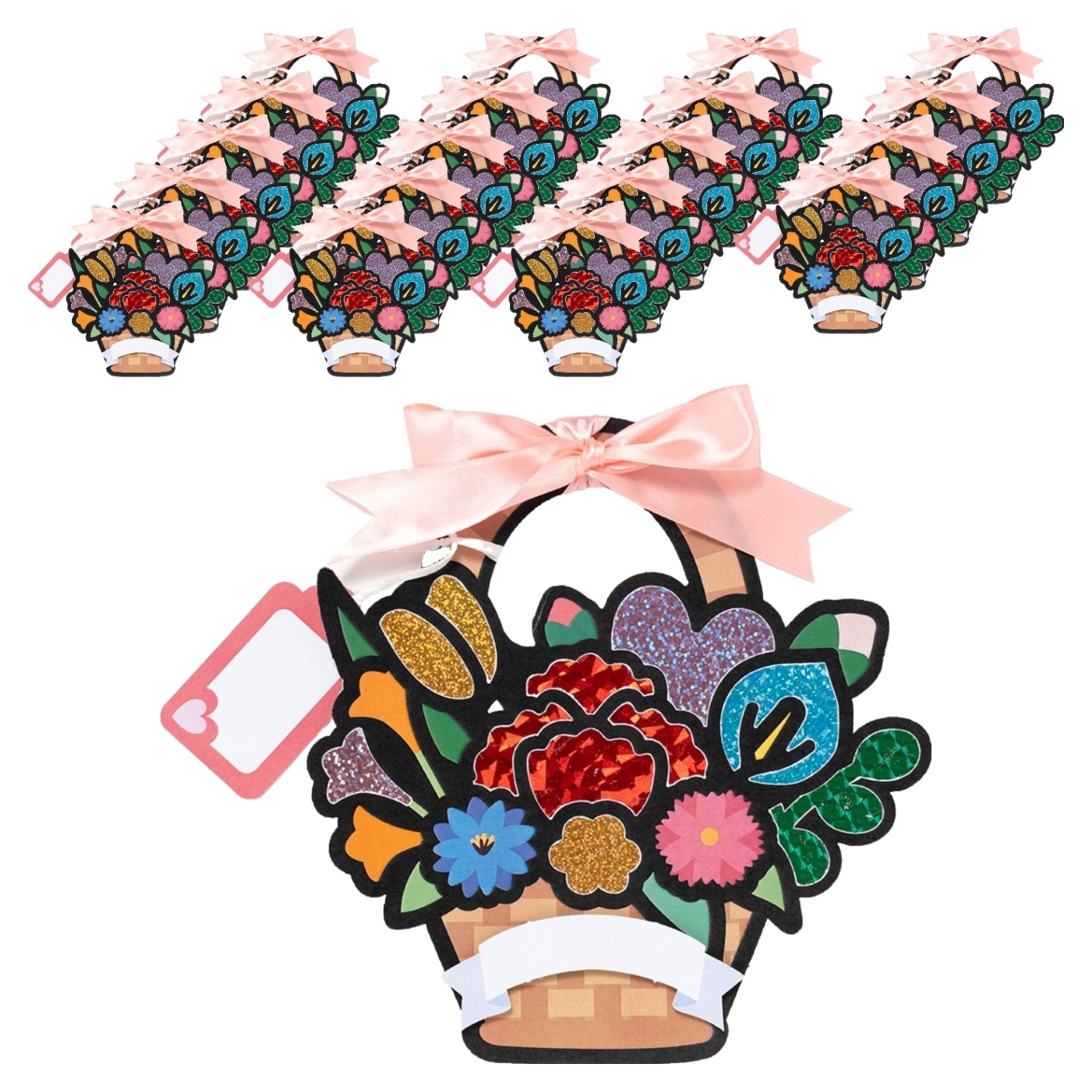 민화샵 포일아트 꽃 만들기, 20개, 꽃바구니 38,900원