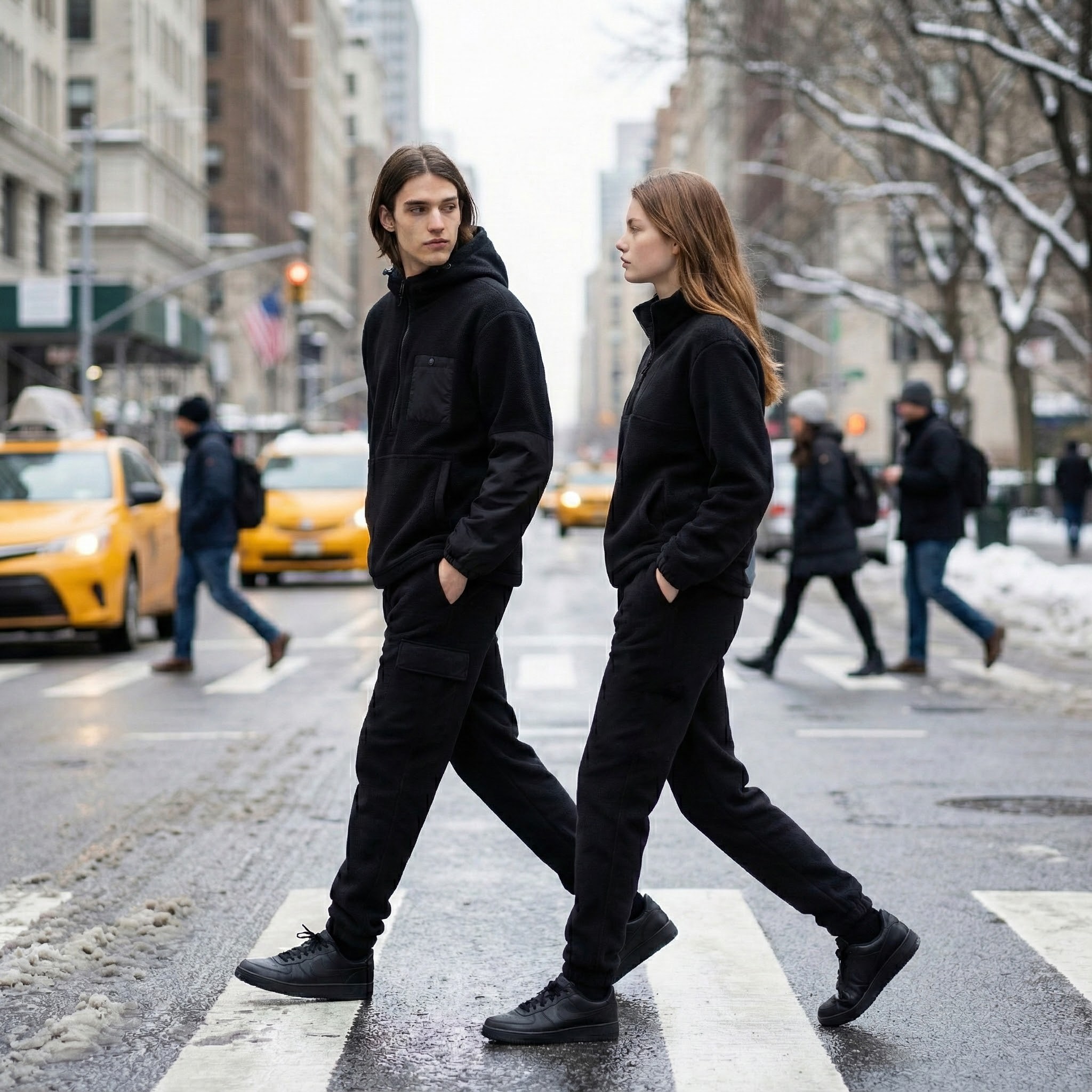 케이스위스 남녀공용 후리스 상하세트 기모 아노락집업+조거팬츠 53,800원