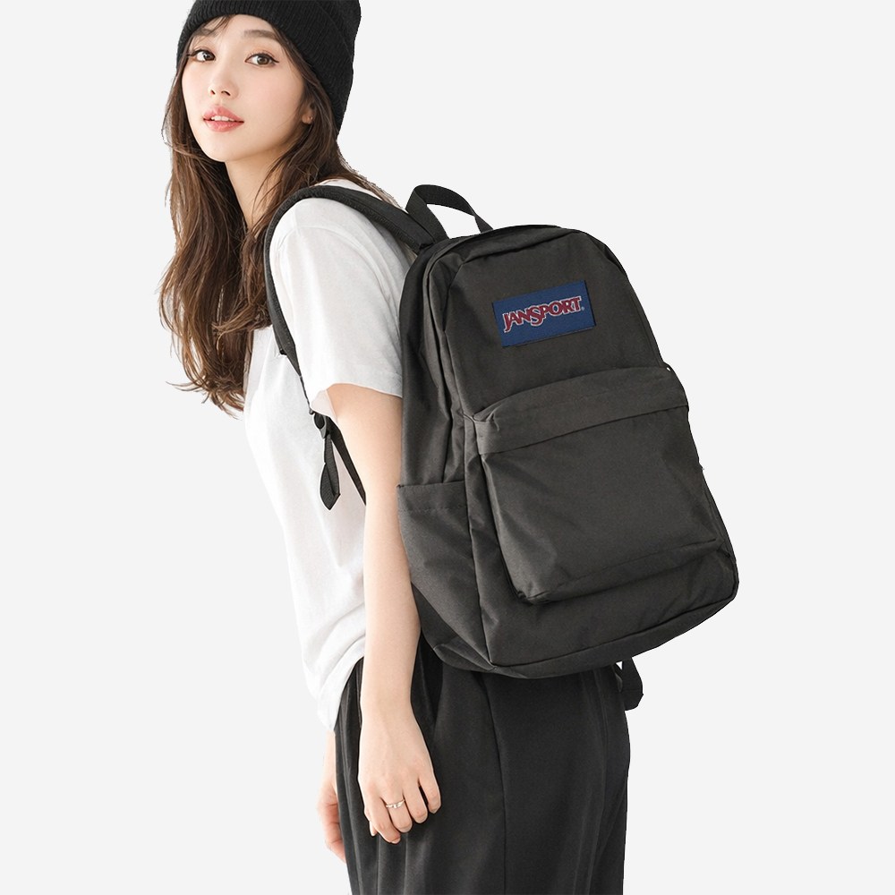 잔스포츠 슈퍼브레이크 플러스 랩탑 노트북 수납 학생 직장인 여행용 남녀공용 백팩 블랙 63,500원