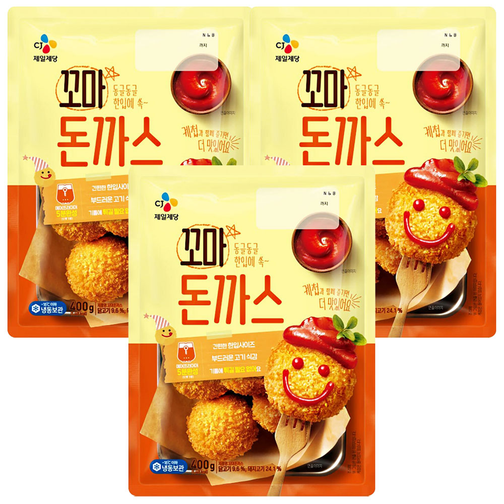 CJ제일제당 맛있는 꼬마돈까스450gx3개, 400g, 3개 17,160원