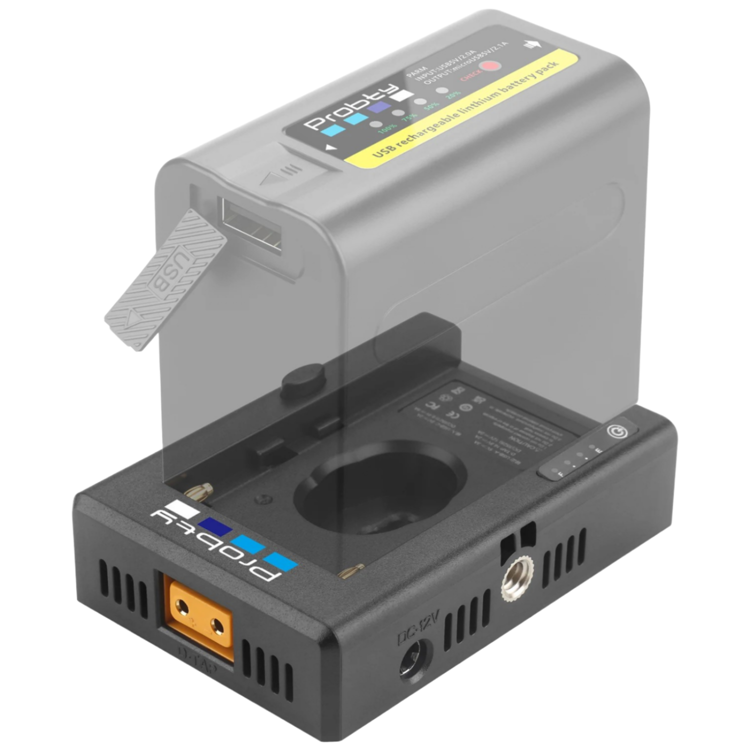 NP-F 배터리 충전기 어댑터 플레이트 소니 DIY 카메라 액세서리 C타입 충전 포트 DC12V DC8.4V USB-A D-TAP 출력, 1개 30,190원