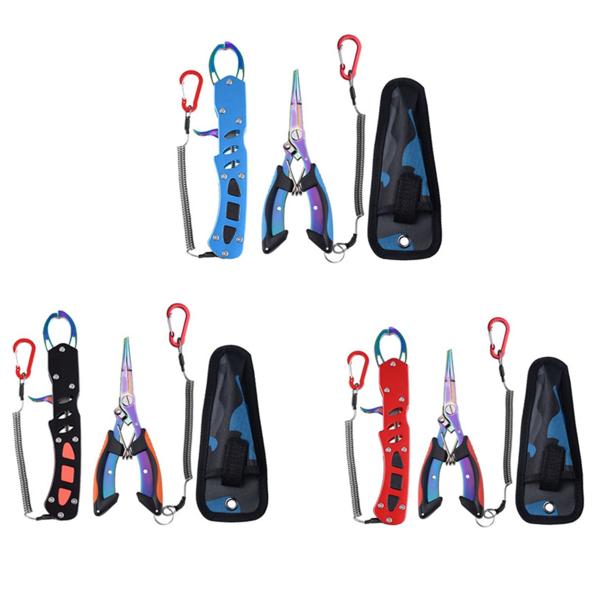 낚시용 가위집게세트 물고기집게 피싱 플라이어 세트, 블루, 1개 18,600원