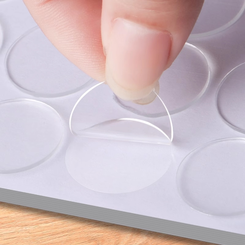70p/140p 원형 논슬립 스티커 가구 밀림 방지 패드 미끄럼 양면 고무, 투명, 1세트 4,900원