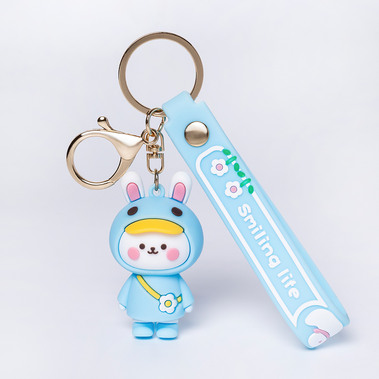 도림 우비 토끼 자동차 키링, 블루, 1개 4,330원