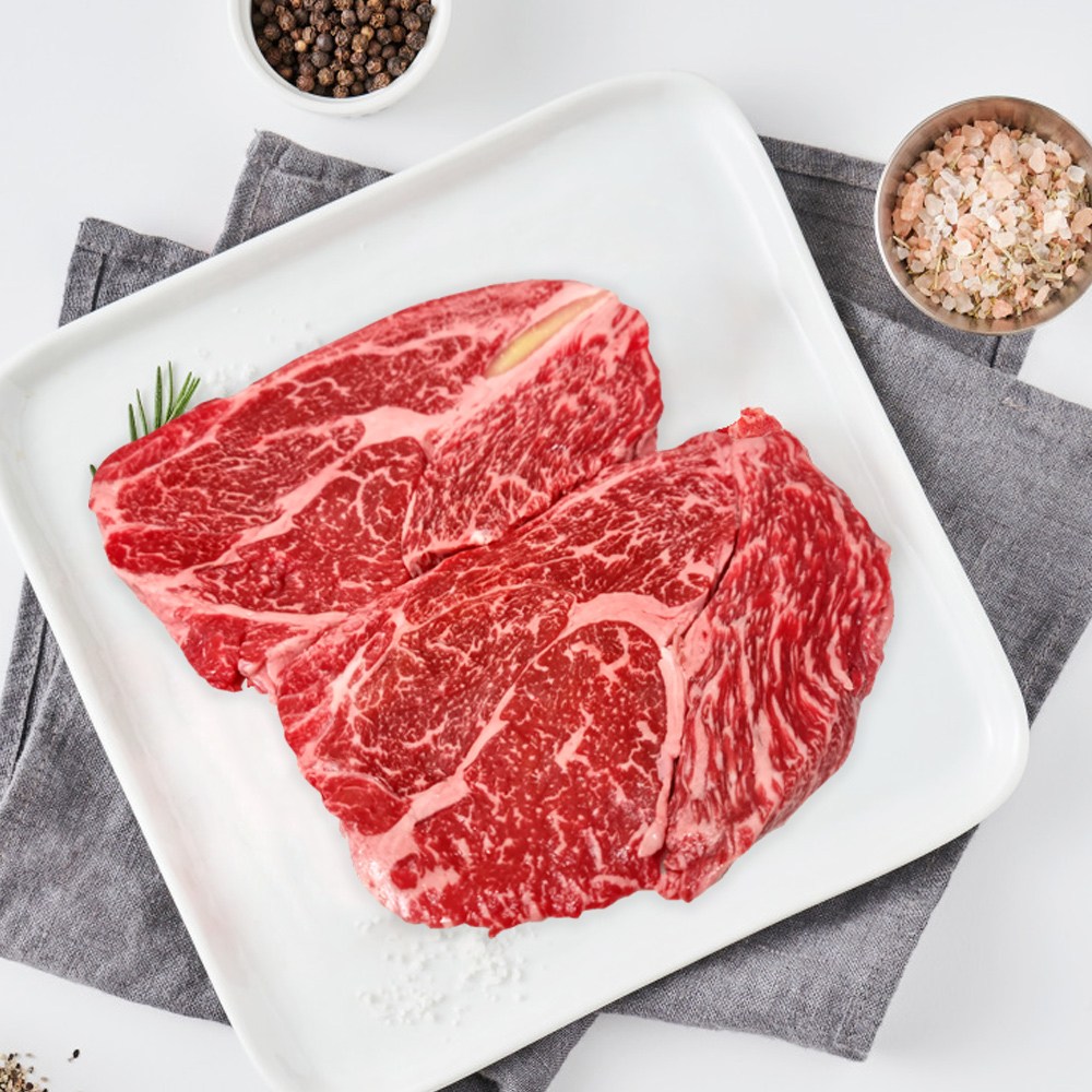 따봉프레시 육즙가득 프리미엄 꽃등심 구이용 암소 한우 1등급 냉장 26,800원