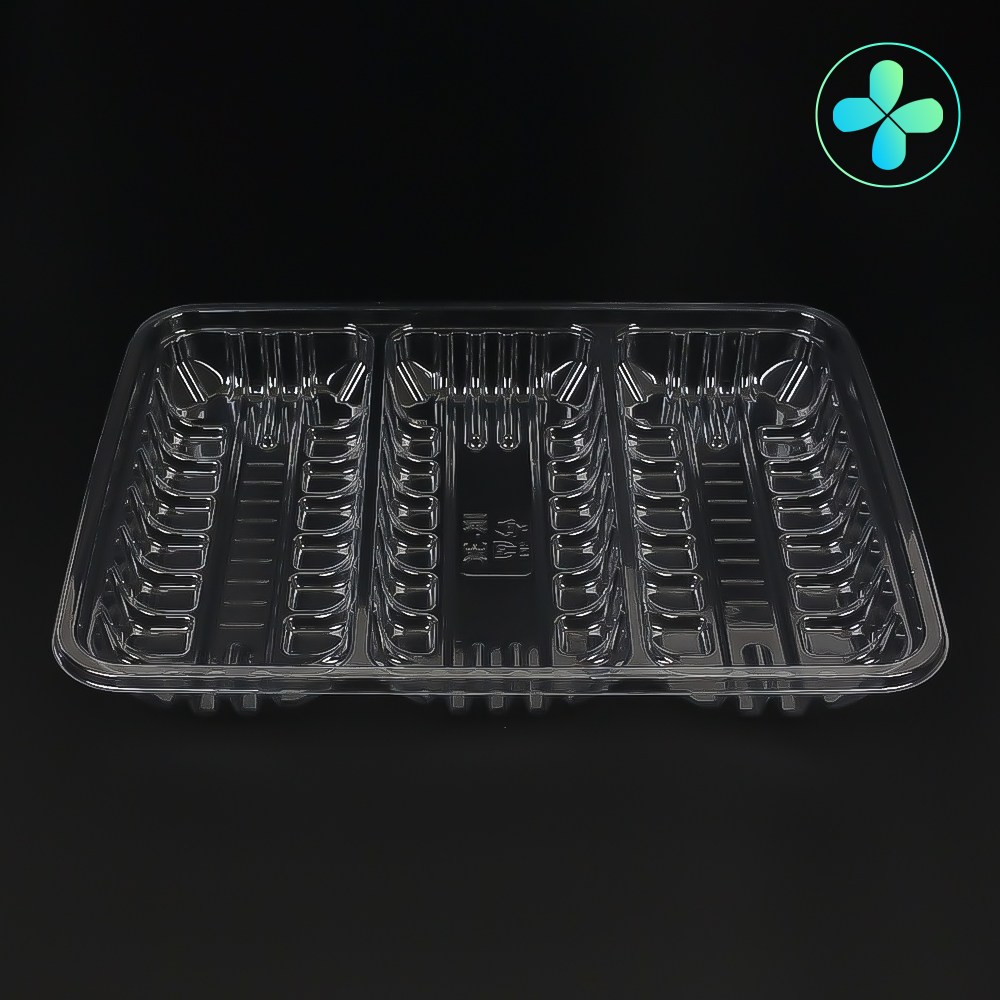 IK-3C 3칸 트레이용기 투명 PET용기 정육 고기선물세트 포장배달 박스판매, 1세트, 250개 92,500원