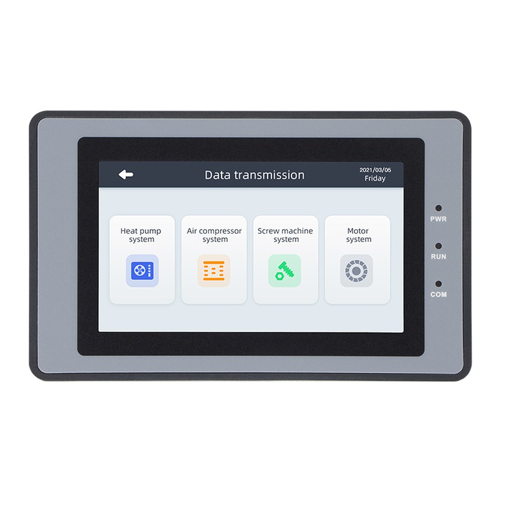 Huaqingjun 4 3" TFT LCD 터치스크린 RS485/232/422 통신 PLC용 DC10 30V Modbus RTU HMI 85,000원