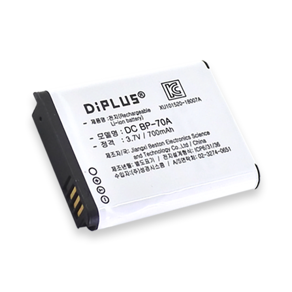 삼성 MV800 호환용 배터리 BP70A 정식수입제품 ES65, 1개 6,900원