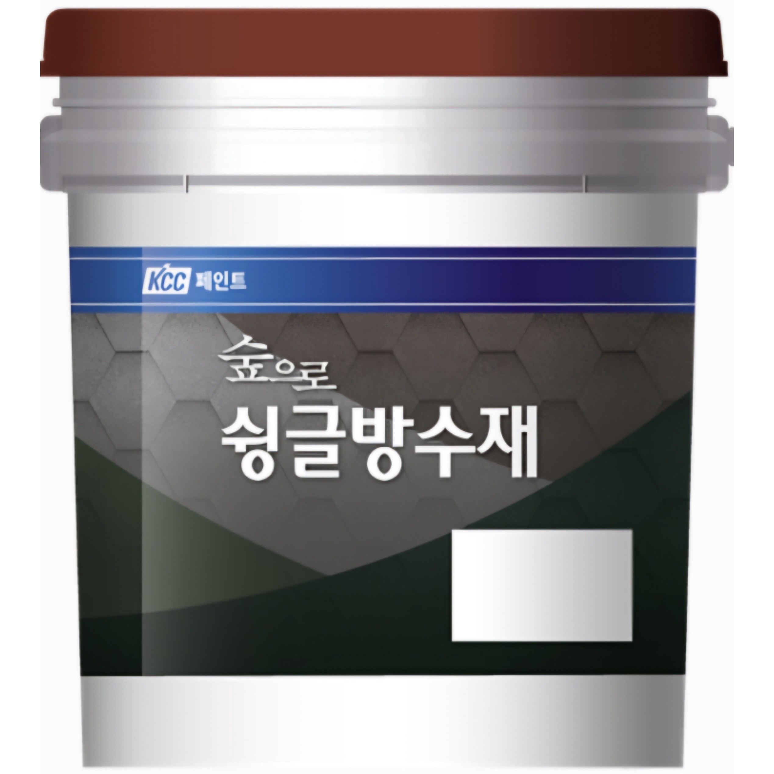 kcc페인트 정품 슁글 지붕방수재+도구 ( 4평~5평 도장 가능), 1개, 16kg, (흑적색+도구) 95,890원