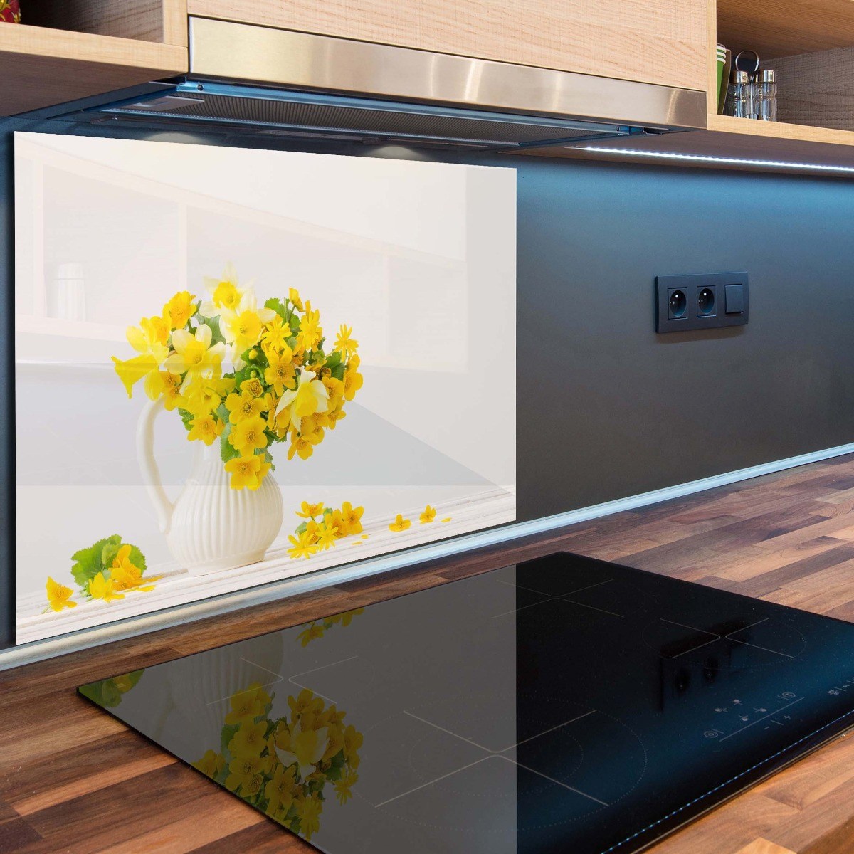 코나 주방아트보드 풍수 재물운 금전운 돈 행운 들어오는 그림 액자 사진 노란꽃병 27,700원