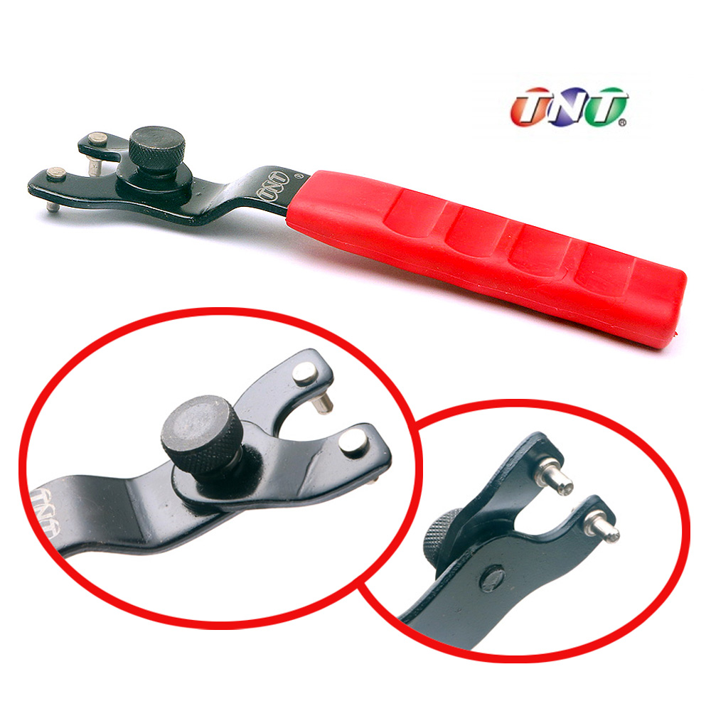 조절 나사식 앵글 스패너 4인치 5인치 7인치 9인치 공용 그라인더 휠너트 만능 렌치 휠넛트 만조 그라인드 조절형 스파나 계양 보쉬 신형 3M 디월트 아임삭 ES 마끼다 UDT, 1개 2,950원