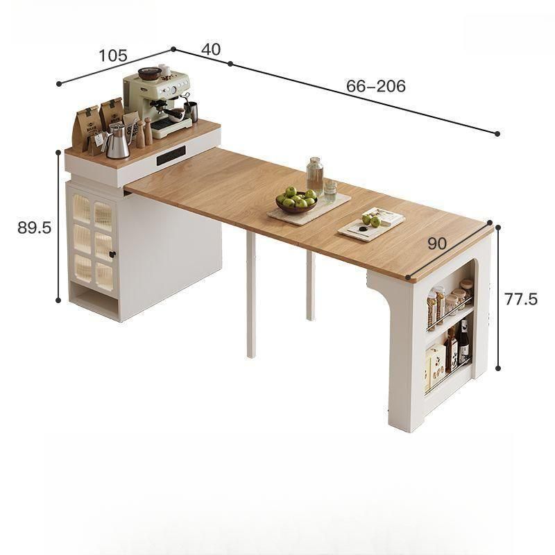 늘어나는 테이블 확장형 식탁 인출식 접이식 폴딩 가변형 1,621,700원