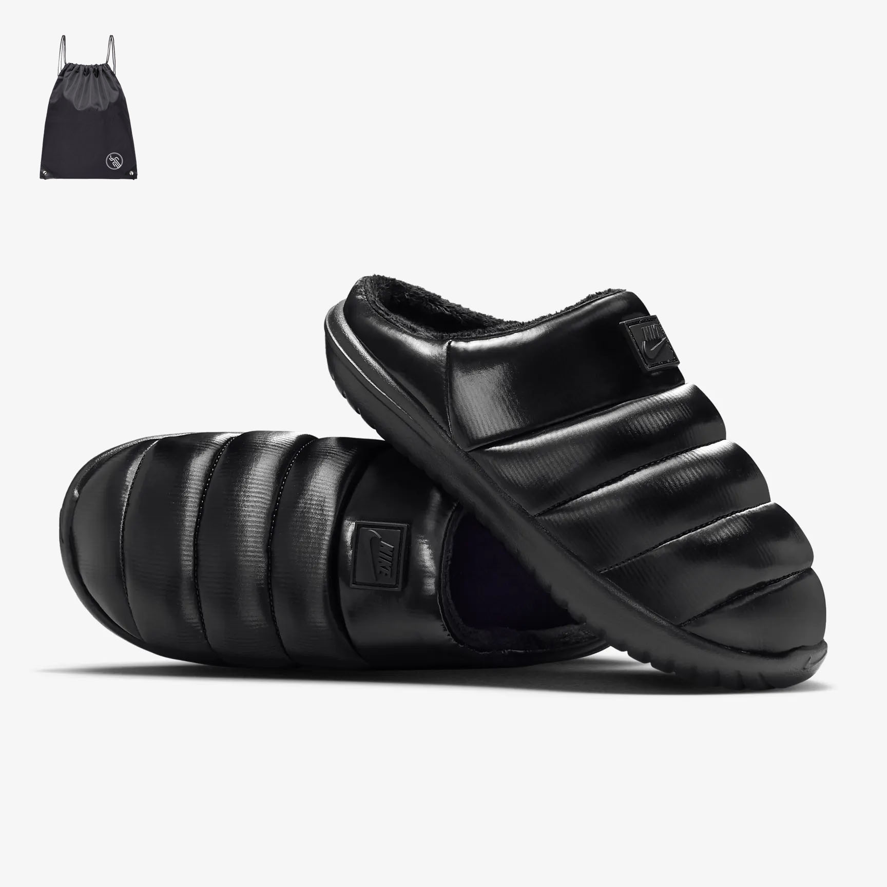 나이키 국내정품 따뜻하고 귀여운 슬리퍼 블랙 (PG신발가방세트) 74,500원