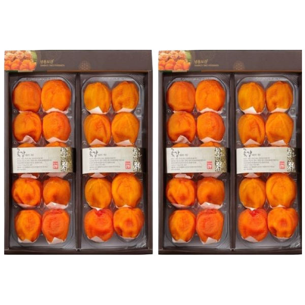 상주곶감 반건시선물세트800g 1+1 보자기선물포장, 1개, 선물세트 반건시800g 2박스 49,900원
