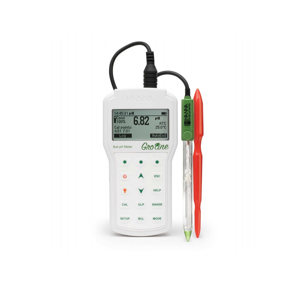 한나기계 휴대용 pH 측정기(토양 / PC연결 가능) HI 98168 1,174,800원