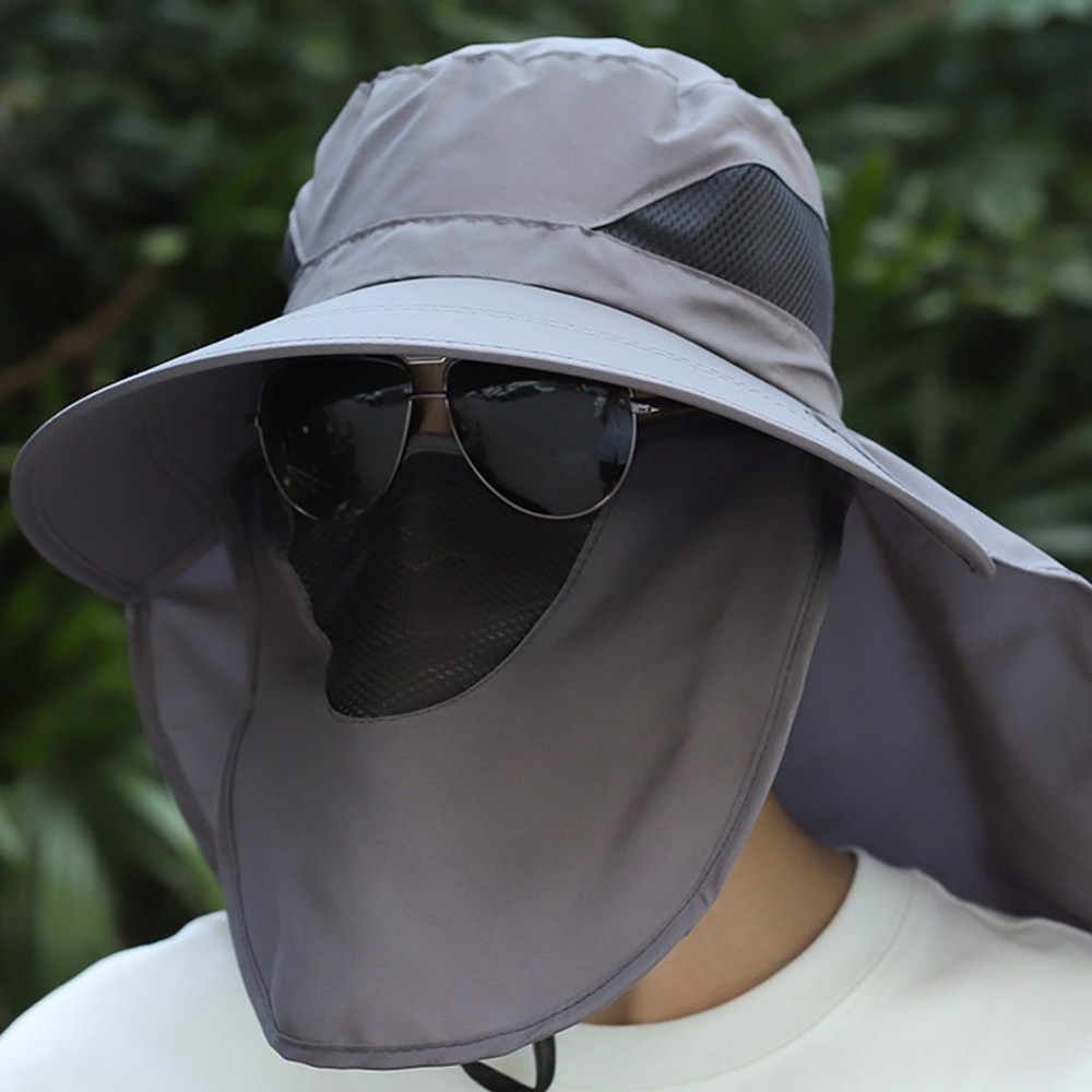 챙 넓은 풀커버 남성 메쉬 모자 썬캡 여름 피크닉 등산 낚시 5,500원