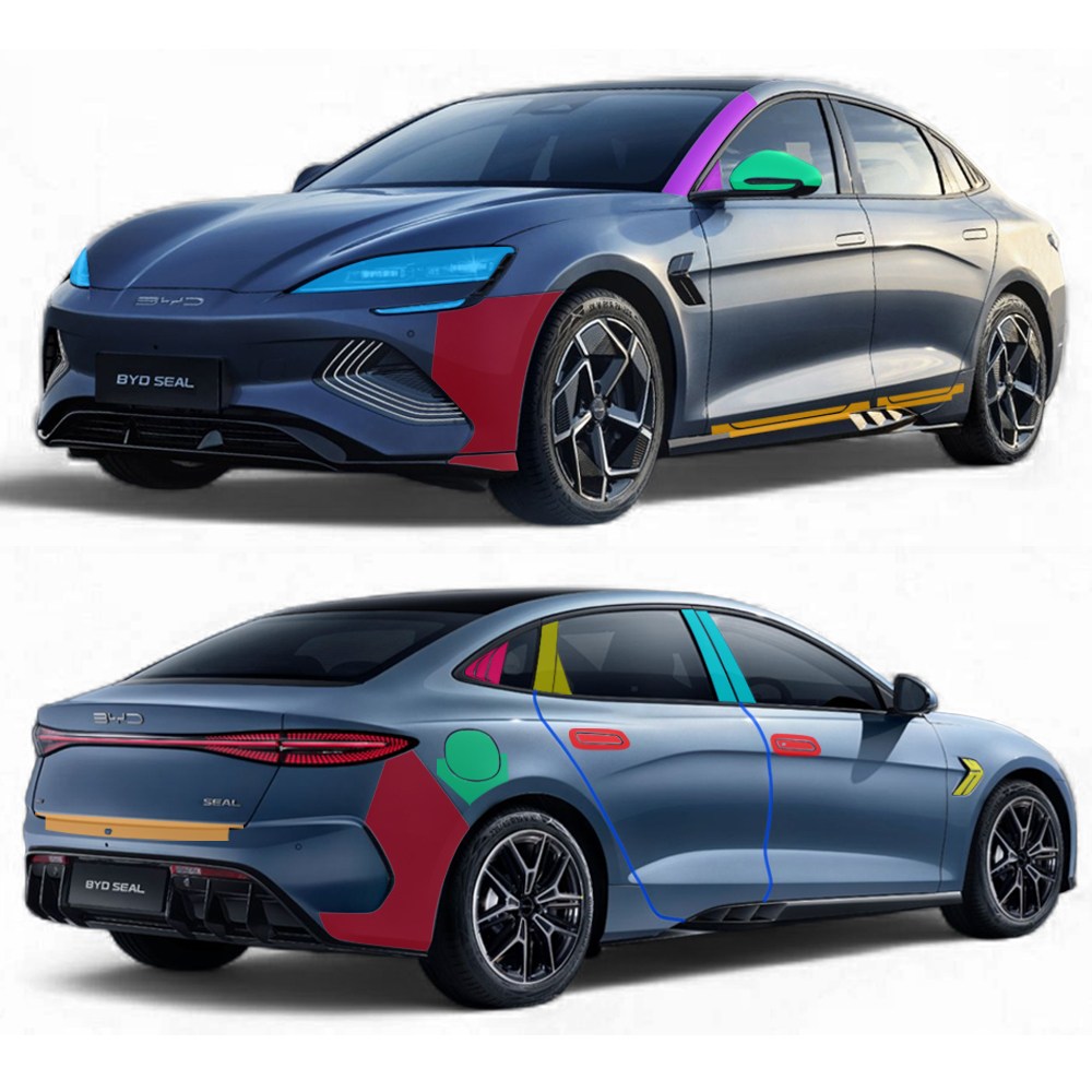 스킨엑스 BYD 비야디 씰 SEAL 외장필수 패키지 PPF 차량보호필름, 1개, 투명 236,000원