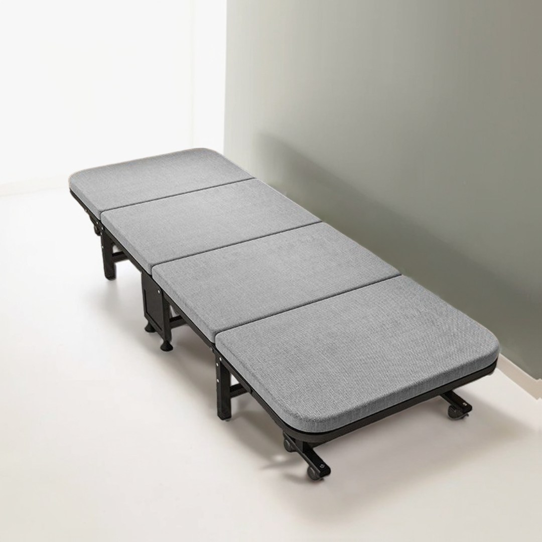엘티제이 4단으로 접혀 공간절약 바퀴형 사무실 간이 접이식 침대 D30 104,500원