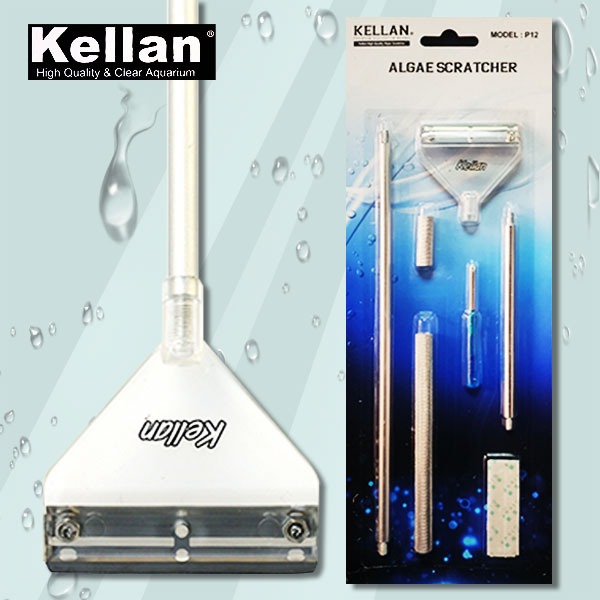 다팜아쿠아 켈란 P12 수조 벽면 불순물 슬러지 이끼 청소용 제거용 다용도 스테인레스 스크래퍼 8,270원