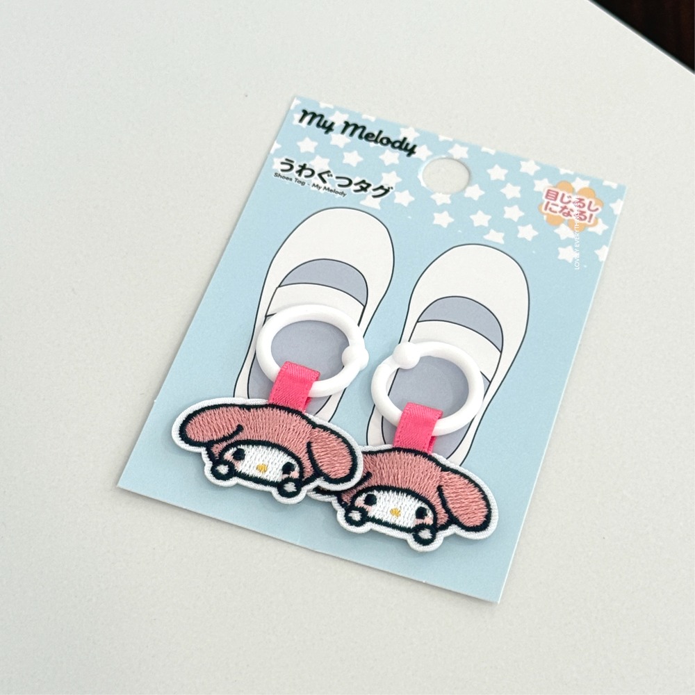 일본정품 산리오 마이멜로디 슈즈택 2P 신발 네임택 9,900원