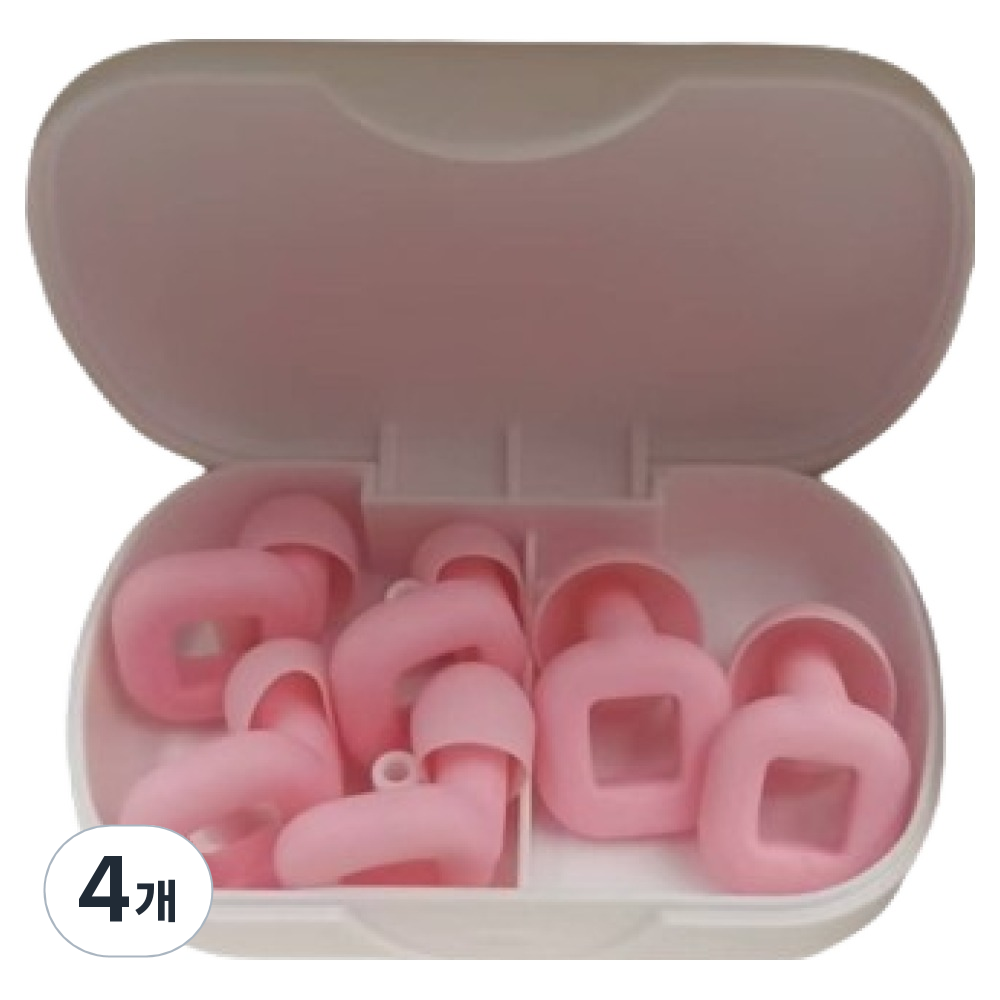 미소로운 소음방지 실리콘 귀마개 핑크 + 전용케이스 29,200원