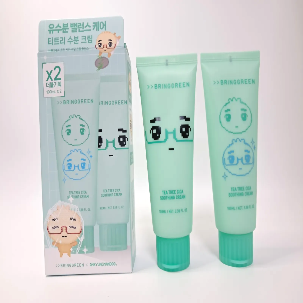 브링그린 티트리 시카 수딩 크림 플러스 100ml 강력한 수분 진정 효과, 100ml, 2개 21,070원