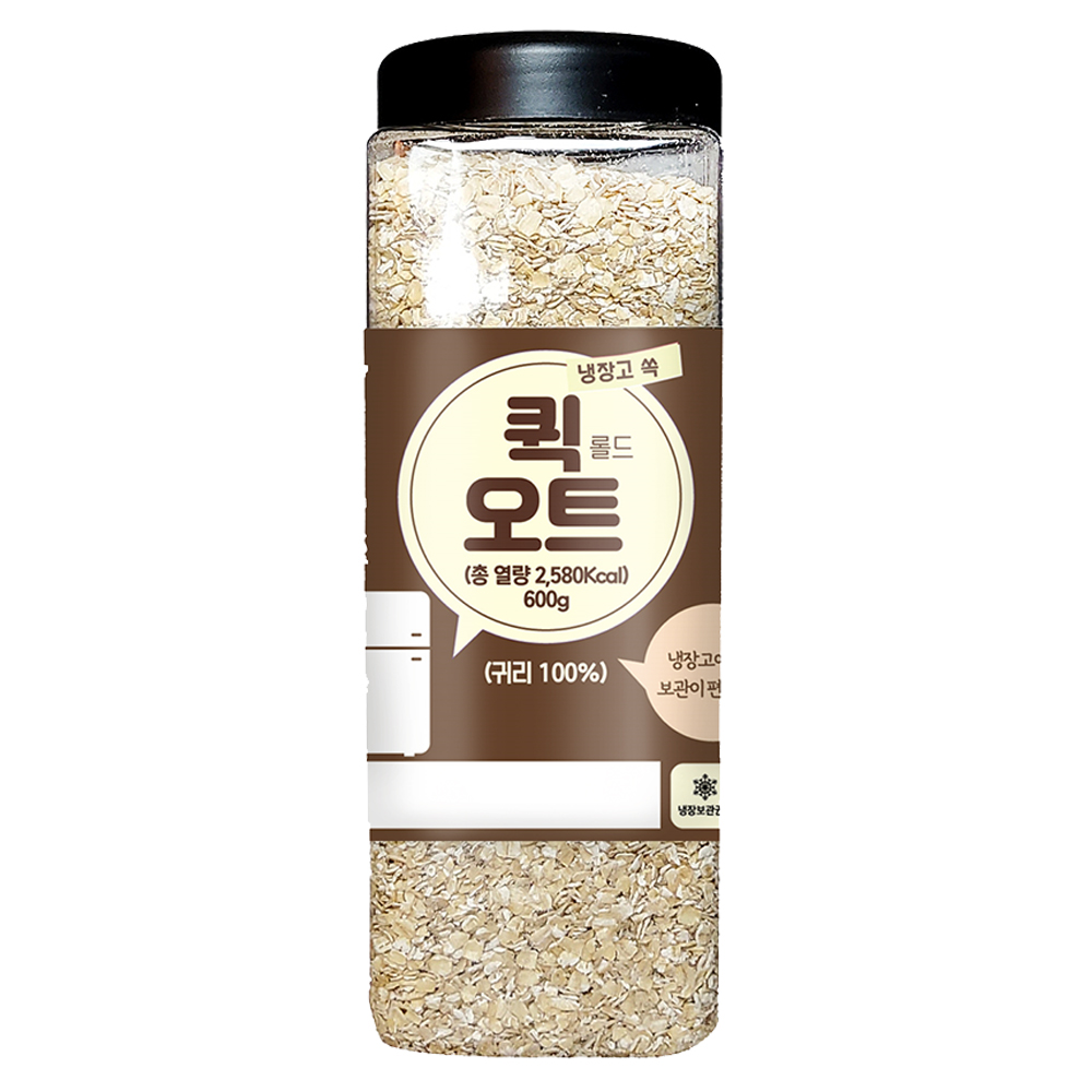 냉장고쏙 퀵 롤드 오트, 600g, 1개 3,980원