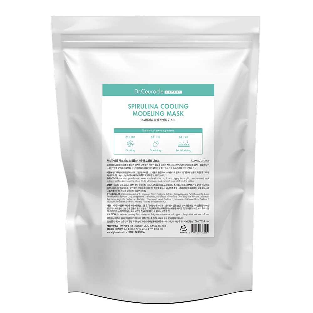 닥터슈라클 스피룰리나 쿨링 모델링 마스크 팩 1kg 단품, 1개, 1개입 15,400원