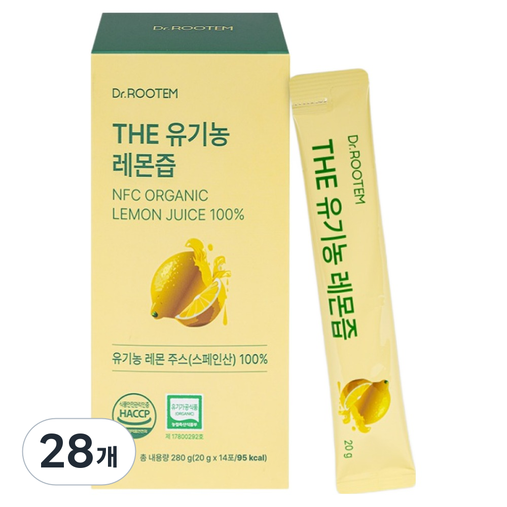 닥터루템 정품 THE 유기농 레몬즙 스틱, 20g, 28개 10,500원