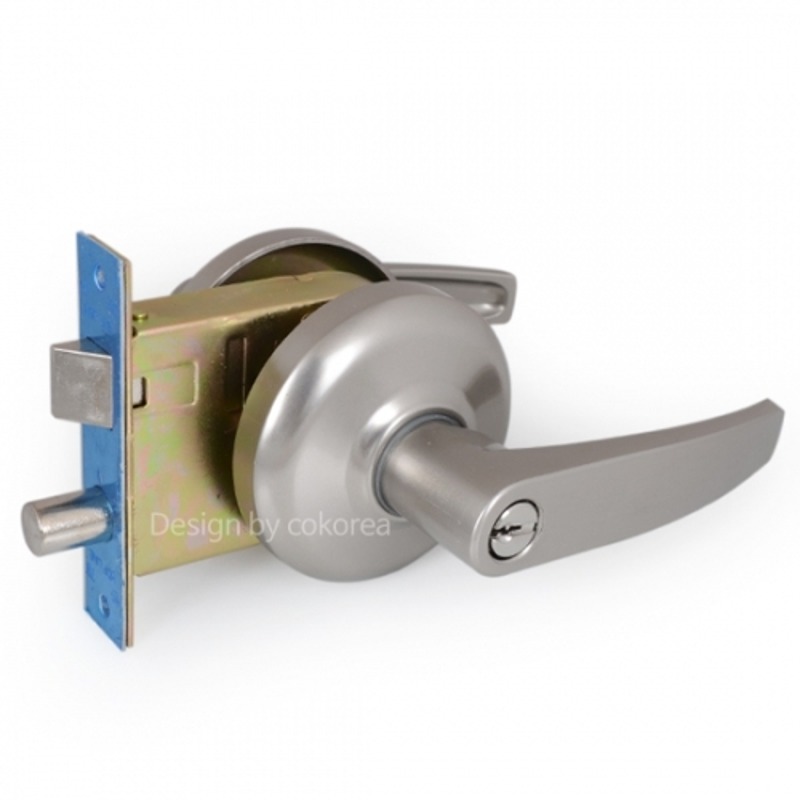 co 국산 방문손잡이 튜블러 열쇠형 도어록 (현대정밀 9000 로그인 GR 분체 침실용), 그레이, 1개 20,240원
