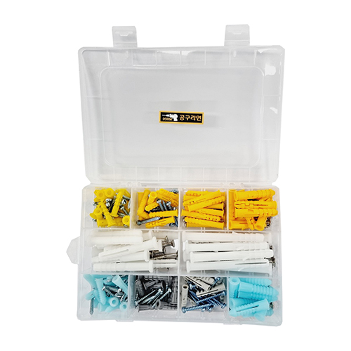 공구라면 ( 09RM ) 석고보드앙카피스100p세트 콘크리트칼블럭피스220p세트, 1세트 10,210원