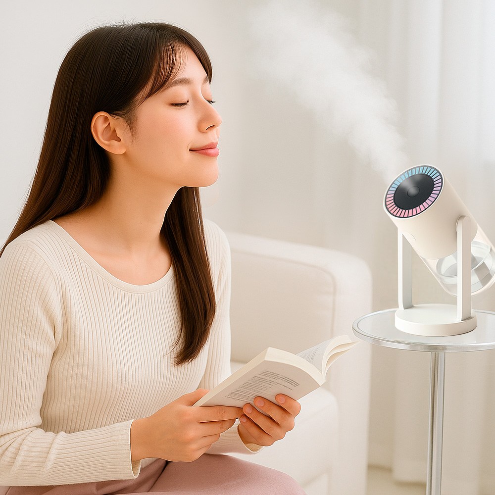 (1+1)이놀 스윙 미스트 3세대 무소음 600ml 초음파 미니가습기 27,900원