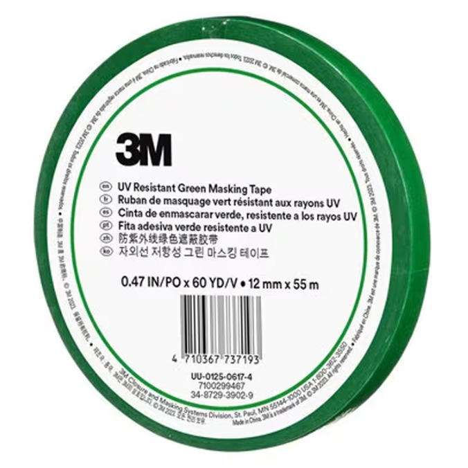 쓰리엠 저항성 그린 마스킹 테이프 12mm x 55m 1,580원