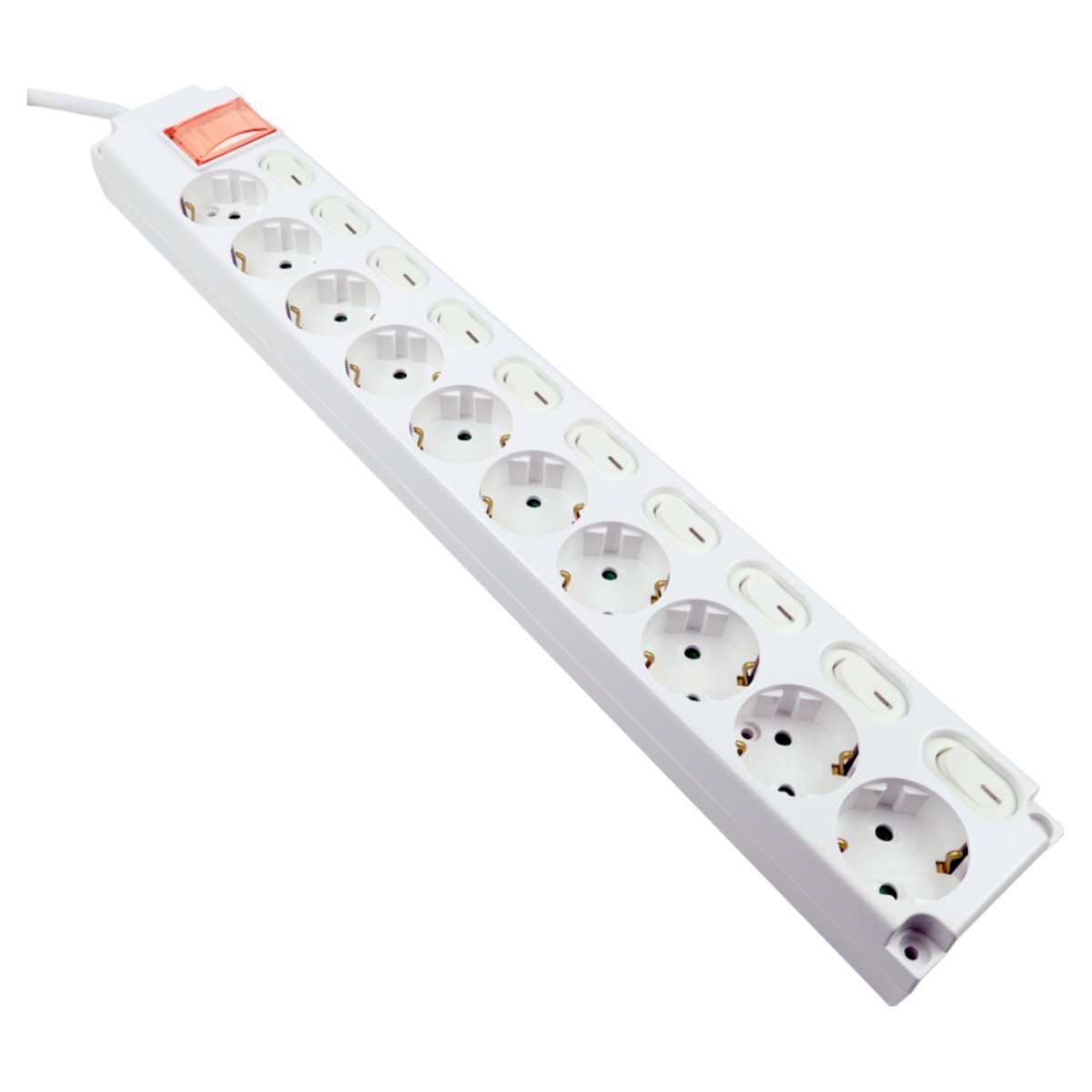 국산 과부하 차단 접지 개별 10구 스위치 멀티탭 콘센트 IT 29,980원