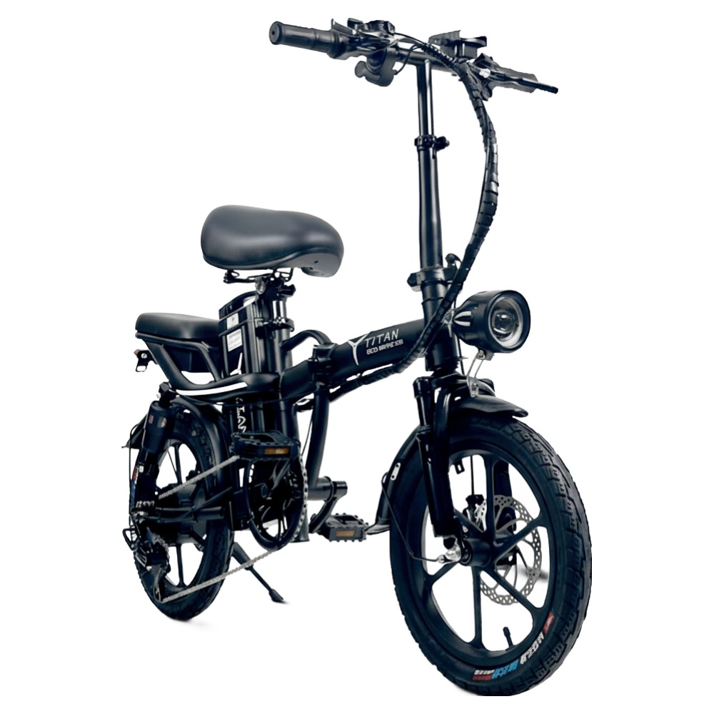 타이탄300 프로 전기자전거 PRO TITAN 500W 48V 10ah 13ah 21ah 분리형 리튬이온 배터리 접이식 자전거도로주행가능 PAS 스로틀 겸용 자전거 미니벨로 출퇴근, 블랙, 스틸 799,000원