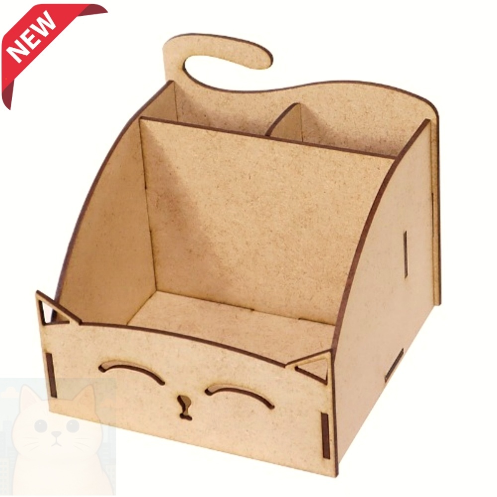 [우드공예] 고양이 3구 연필꽂이 만들기 DIY 조립 단체 미술체험 10개 팬시데코 21,800원