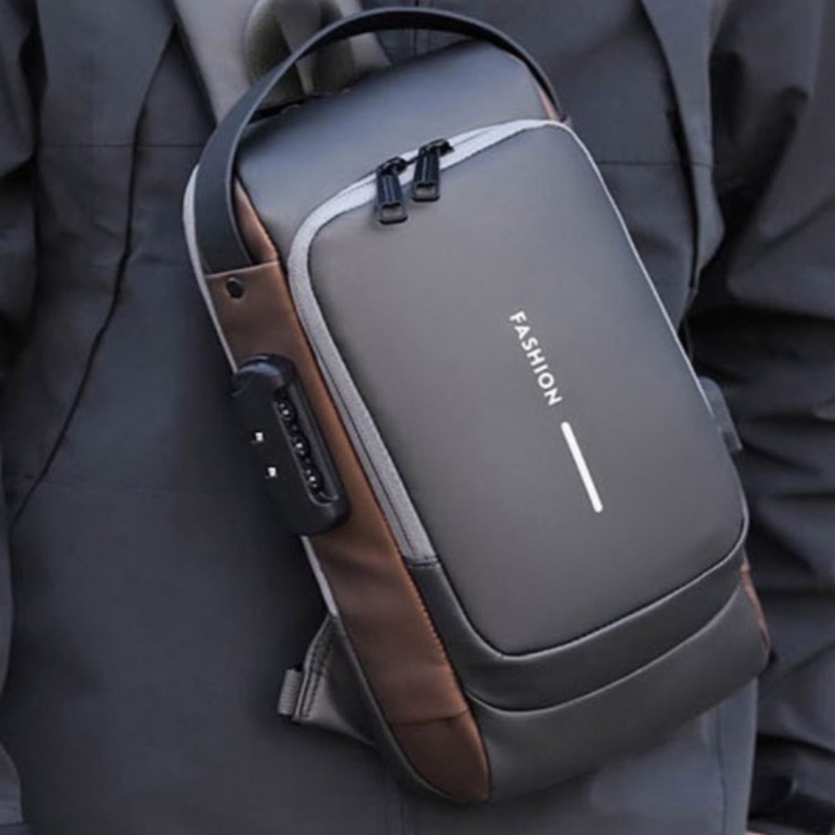 새로몰즈 올해 신상 안전잠금과 방수 캐주열 크로스 슬링백 도난방지백 17,570원