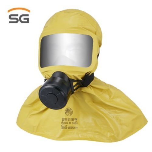 두건형 일반방독면 SG1000HC [화생방마스크] 45,600원