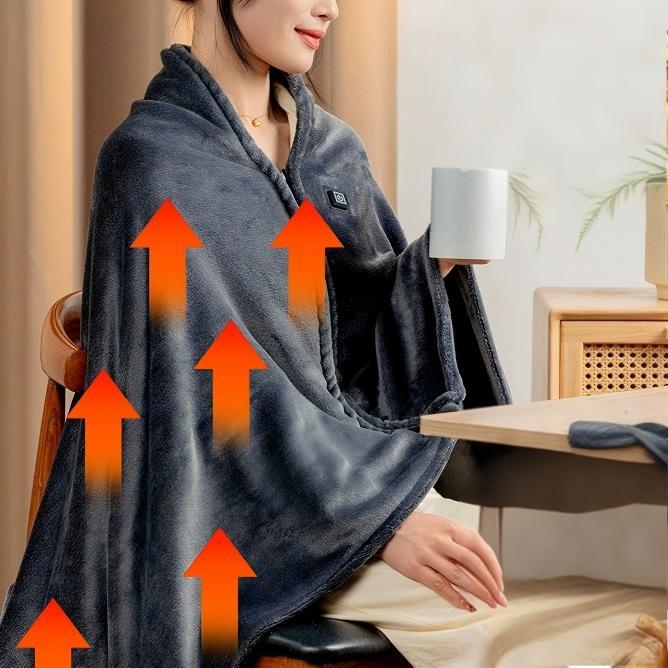 프리미엄 극세사 진기 온열 담요 무선 캠핑용 휴대용 USB 무릎 온열 담요 17,500원